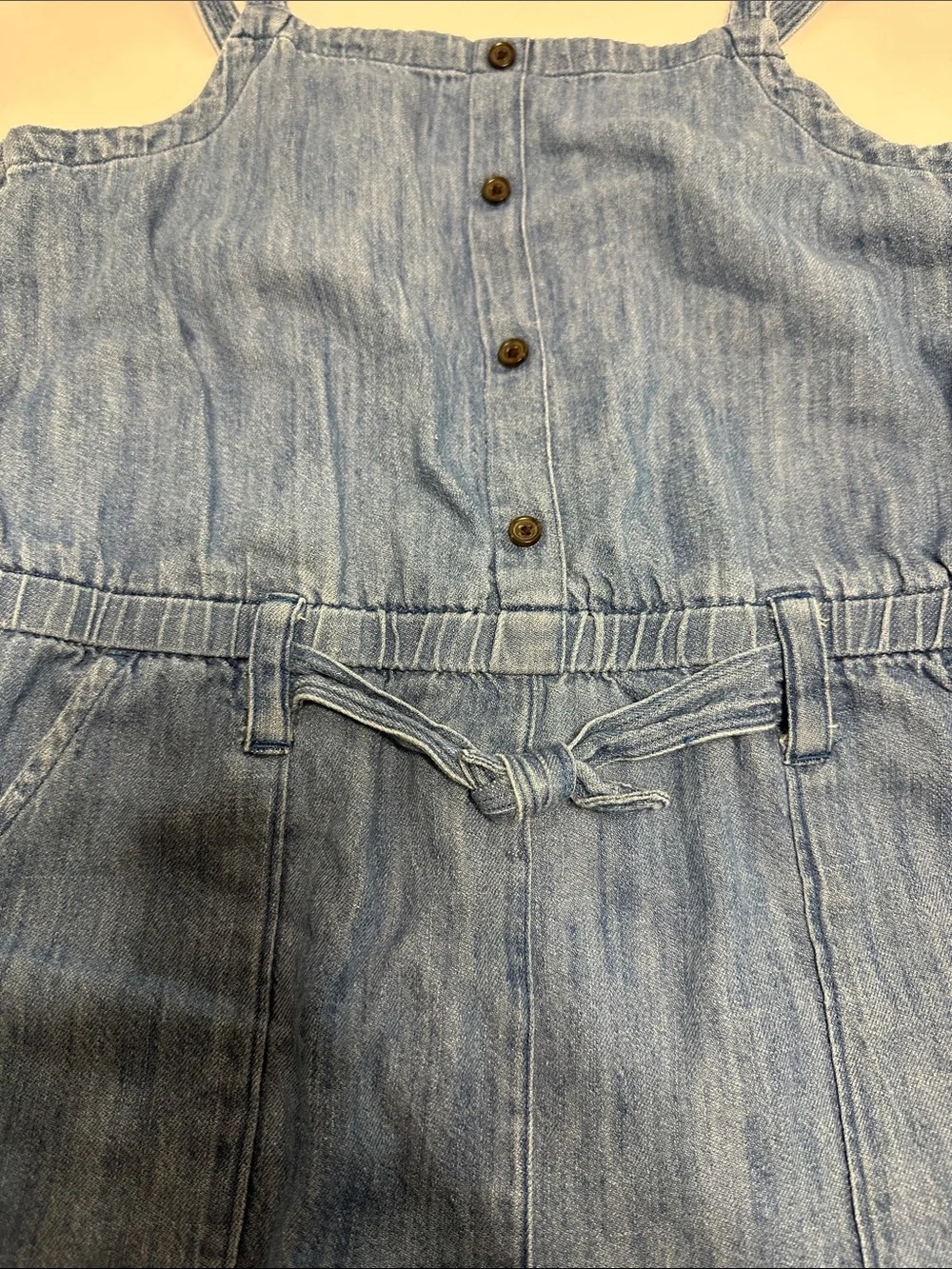 Old Navy Blue Denim Girls' Romper short and Cute summer purse